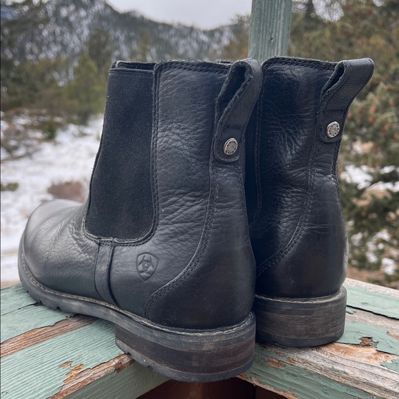 Ariat Women's Wexford Waterproof Chelsea Boot in Black Sz 9.5 B (medium width) - Picture 11 of 14